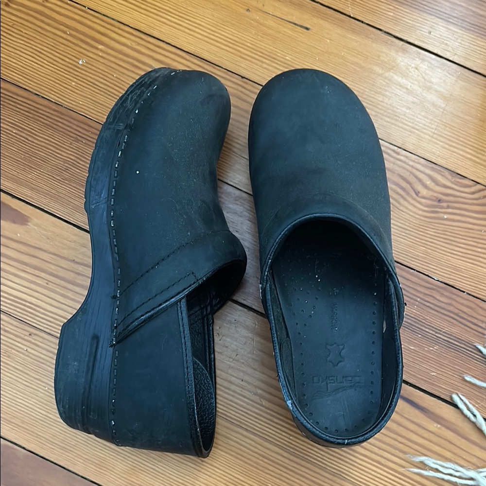 Dansko Black Clogs